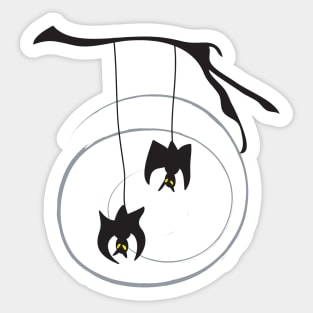 Halloween Bats Sticker